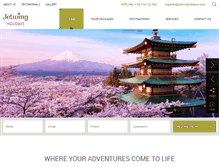 Tablet Screenshot of jetwingholidays.com